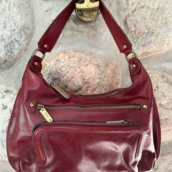 Beautiful deep red leather purse with lots of pockets - Picture 3 of 16
